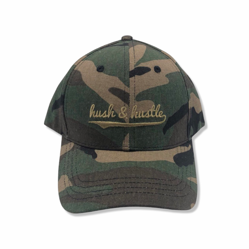 HUSH & HUSTLE CAMO CAP