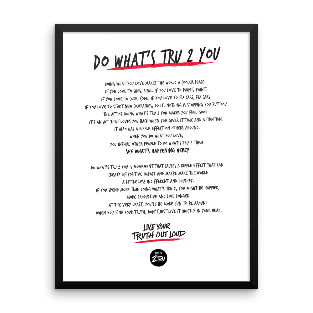 Manifesto Framed Print